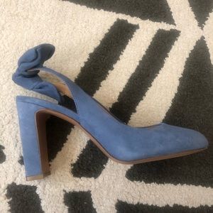 Banana Republic- Light blue suede heels
